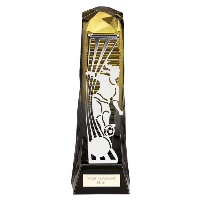 SHARD FEMALE FOOTBALL RESIN TROPHY - 23CM